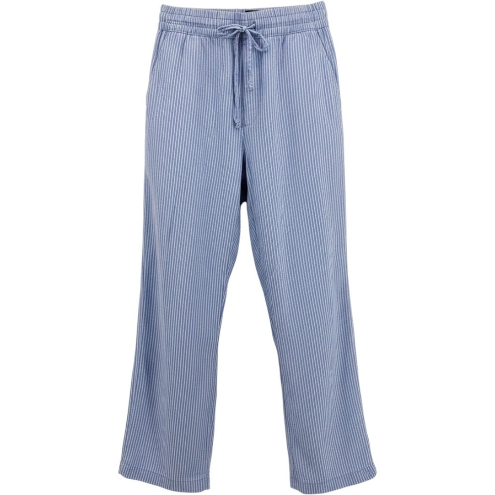 Coastal Prep 100% Cotton GAP Blue Pink Striped Pajama Lounge Pants Small